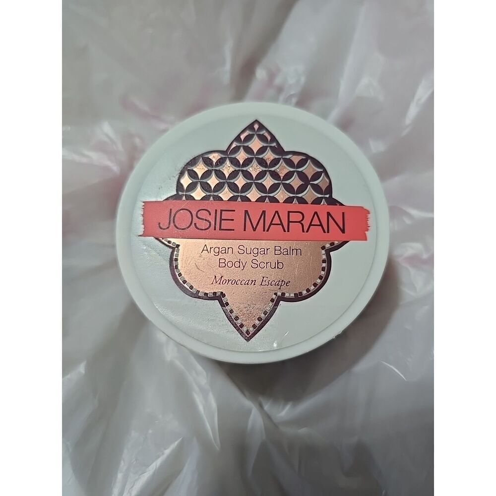 Josie Maran Moroccan Escape Argan Sugar Balm Body Scub 4.4 oz New Sealed